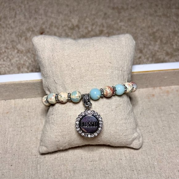 Bracelet with Snap-on Charms - Picture 1 of 2